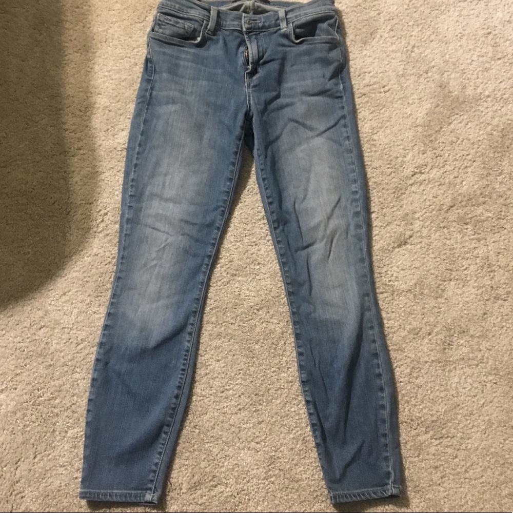 J Brand size 27 high wasted crop jeans